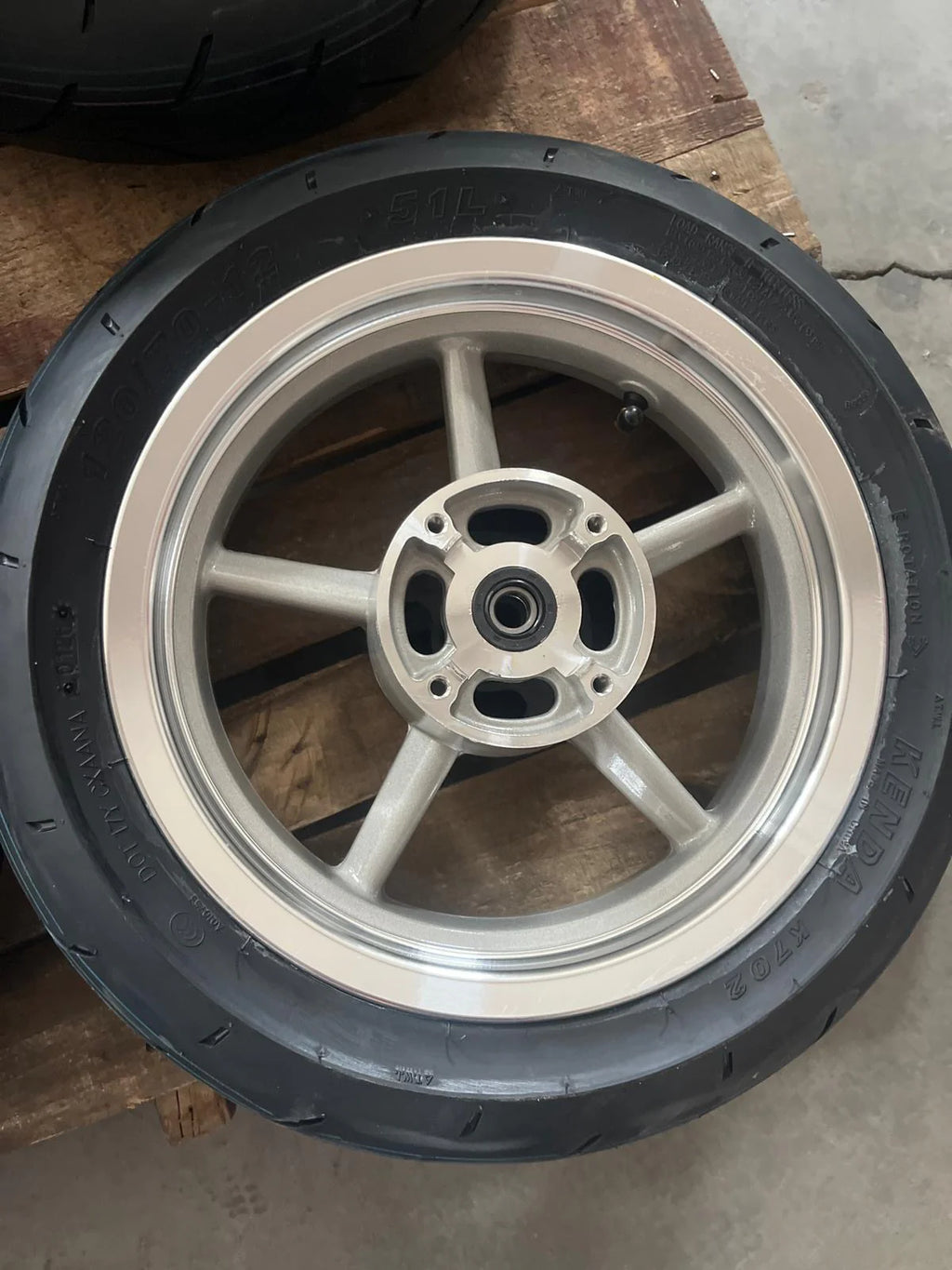 Chrome Tuttio Soleil 01/Yozmain10 12In Supermoto Wheelset