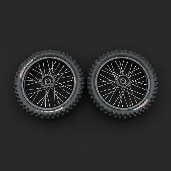 Tuttio Soleil 01 & Yozma IN10 Complete 17/14" Pitbike Wheelset.